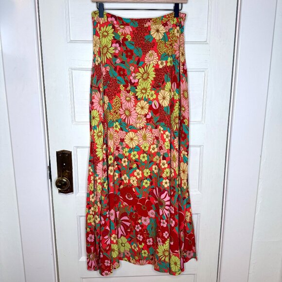 NATURAL LIFE Dresses & Skirts - Natural Life Floral Maxi Skirt - Size Medium